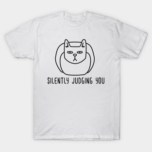 Cat Loaf, Silently Judging you, Cute and funny T-shirt T-Shirt